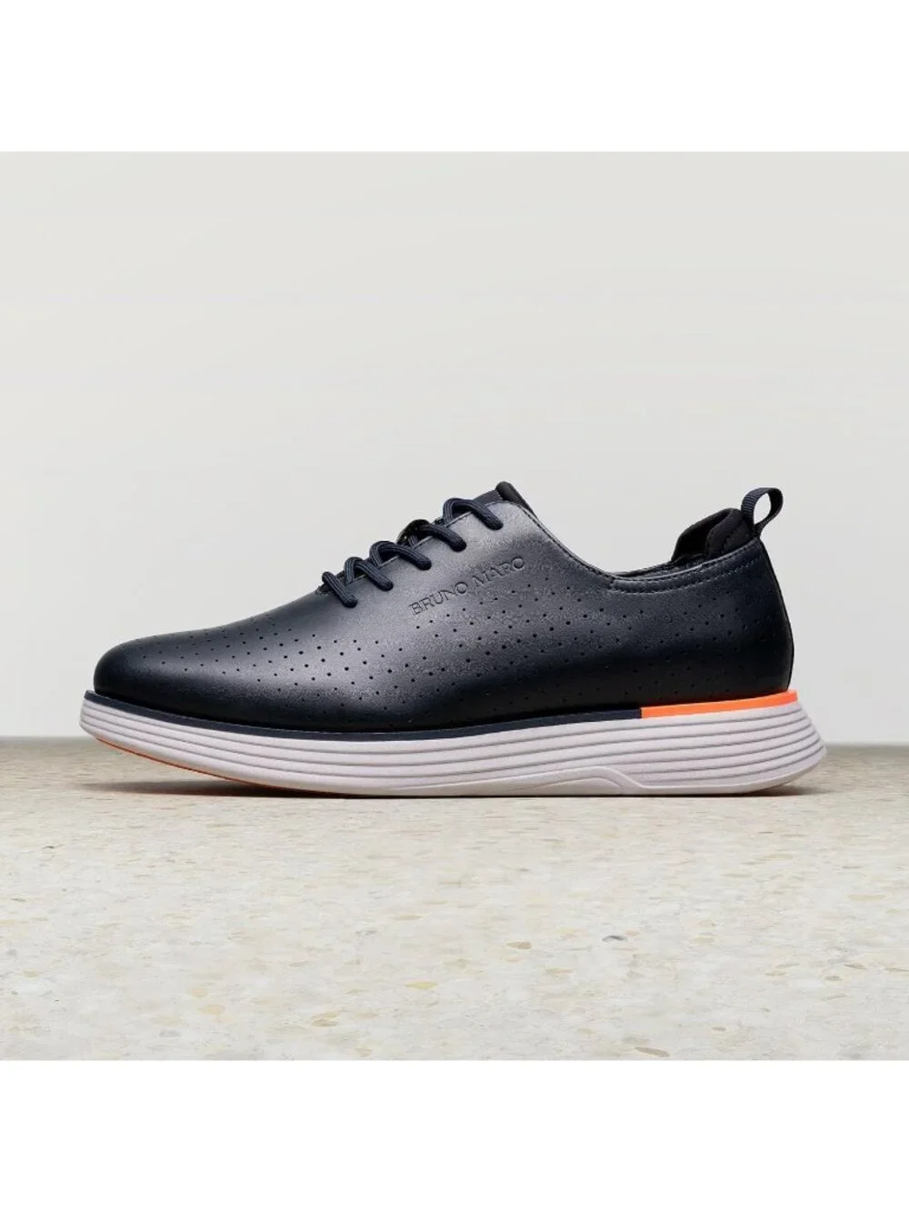 Bruno Marc Men's Blue Polyurethane Classic Casual Vibrant Fashion Sneaker